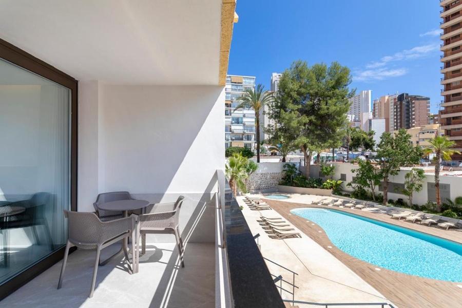 Halley Hotel & Apartments Affiliated By Melia Benidorm Luaran gambar